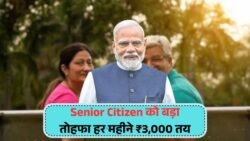 बिना पेपर वेरिफिकेशन के ₹3,000/Month: Senior Citizens के लिए सरकार का तोहफा!
